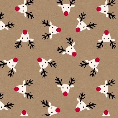 Christmas Ho Ho Eco kraft recycled Wrapping Paper (42rolls)