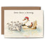 Seven Swans a-Swimming - Christmas Card - Holiday Card