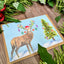 Christmas Stag | Eco Friendly Art Card cute colourful Deer