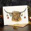 Highland Cow Card - Holiday Card - Christmas Card