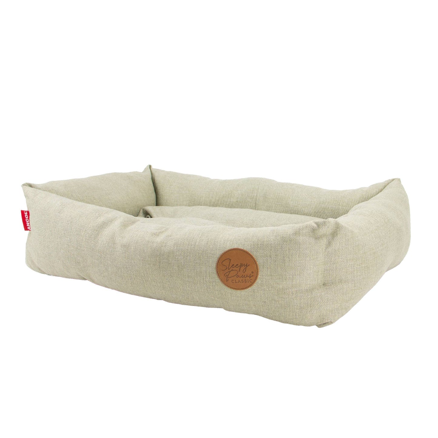 Sleepy Paws Classic Square Pet Bed Green