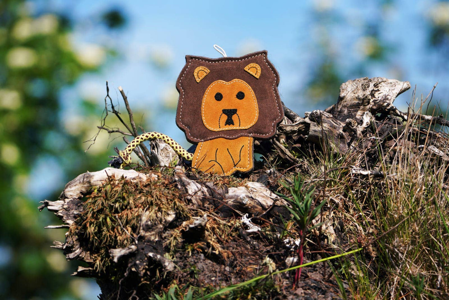 Aurora Paws - Howard the Lion shaped Tough Eco Dog Toy