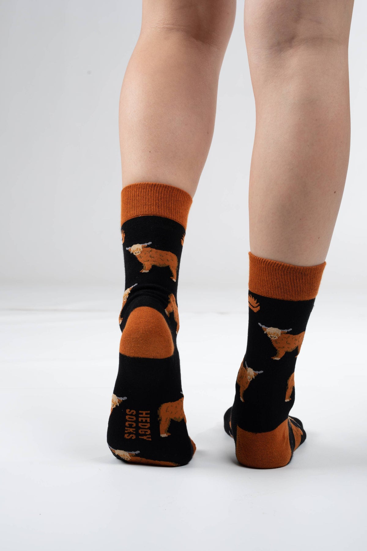 BAMBOO SOCKS | HIGHLAND COW SOCKS | FARM ANIMAL SOCKS