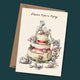 Eleven Pipers Piping Card - Christmas Card - Holiday Card