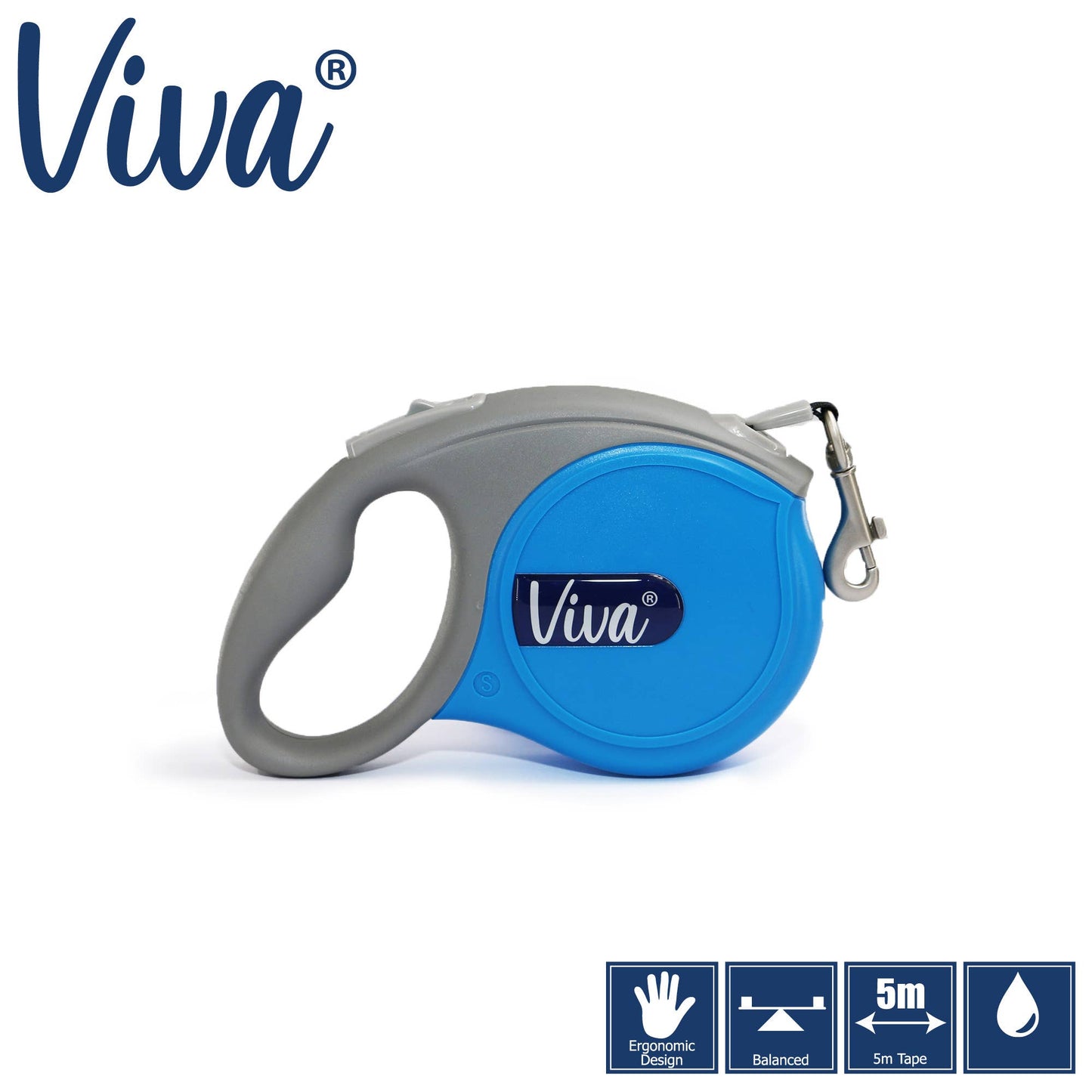 Ancol Viva Retractable Lead SMALL