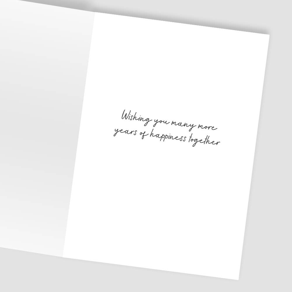 Yours Truly- Anniversary - Hearts Card