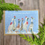 Christmas Ducks | Eco Friendly Art Card cute colourful Funny