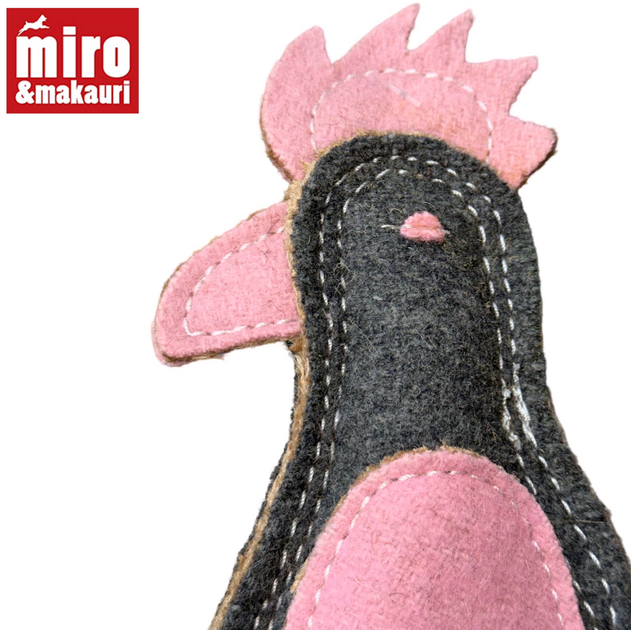 Perry Parrot - Woollen Felt Dog Toy