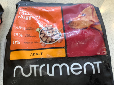Nutriment Raw Chicken Nuggets 1kg