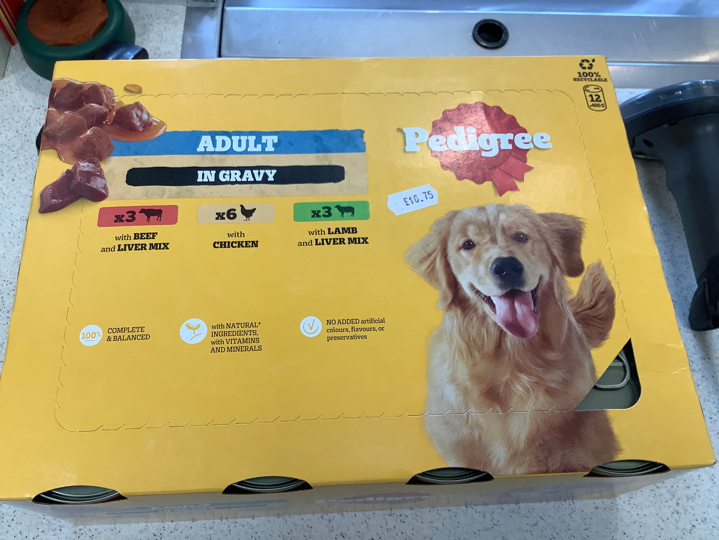 Pedigree adult in gravy 12x400g
