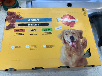 Pedigree adult in gravy 12x400g