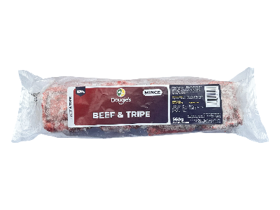 Dougies Beef and Tripe Mince 560