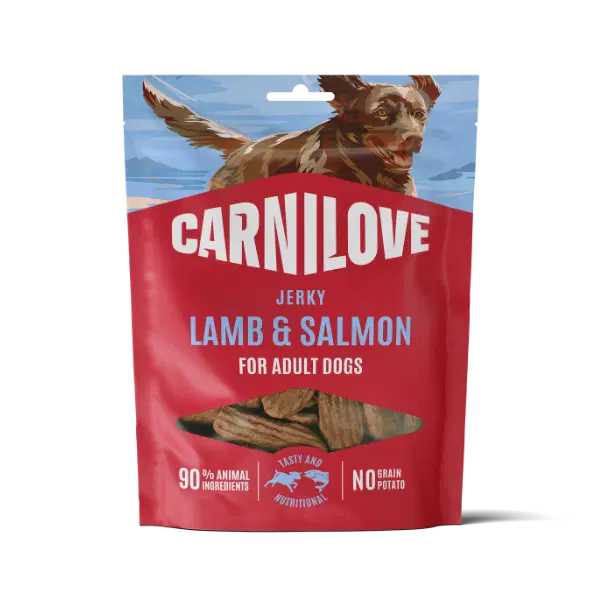 Carnilove Lamb & Salmon Fillet Jerky for Dogs 100g