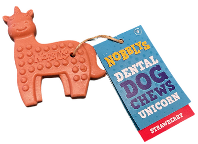 Nobblys Dental Chews - Strawberry Unicorn