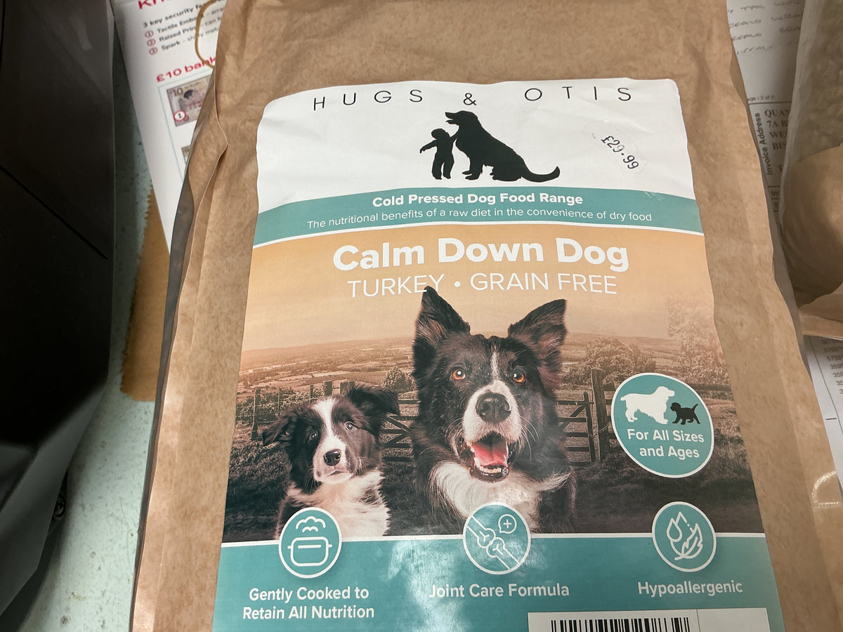 Hugs & Otis Calm Down Dog Turkey Grain Free 5kg