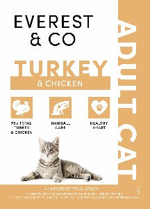 Everest & Co Connoisseur Turkey and Chicken Adult Cat
