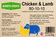Buddys Choice Chicken and Lamb 80/10/10 454g