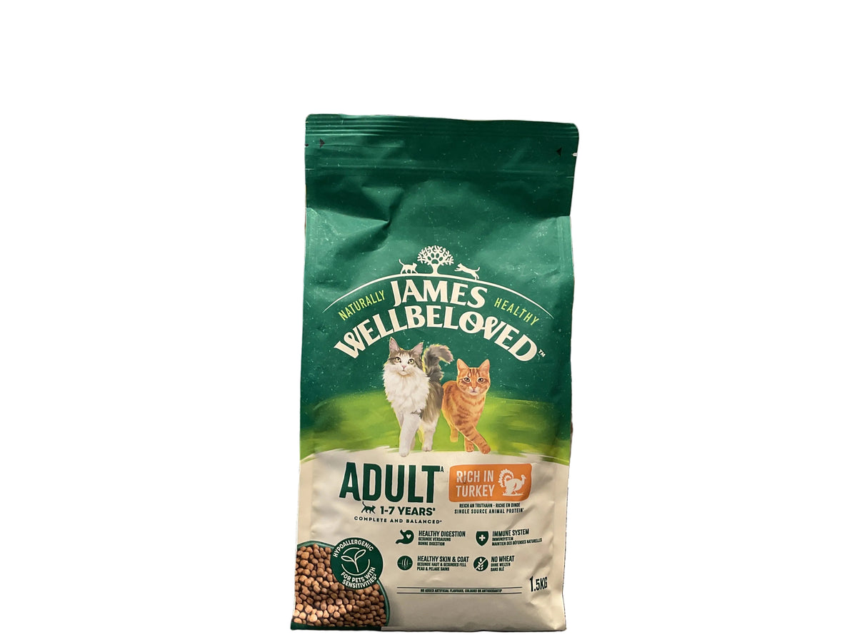 James Wellbeloved Adult Cat Rich in Turkey 1.5kg