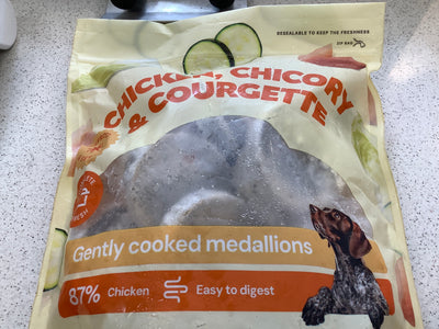Nutriment gently cooked medallions chicken chicory & courgette