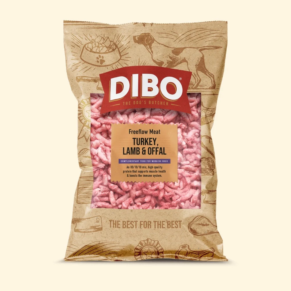 Dibo Freeflow Mince Turkey, Lamb & Offal 1kg