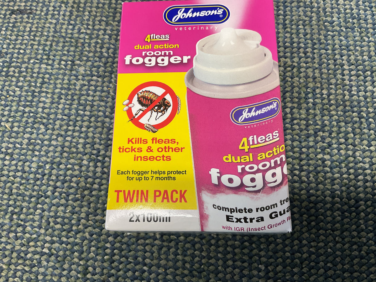 Johnsons 4 fleas fogger twin pack