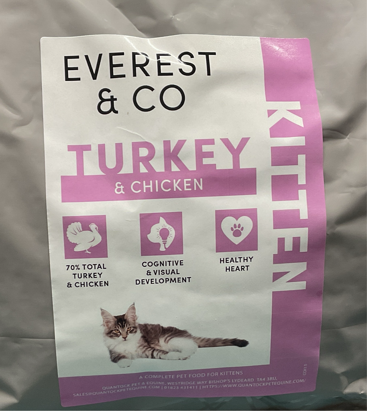 Everest & Co Turkey and Chicken Kitten Food (1.5kg)