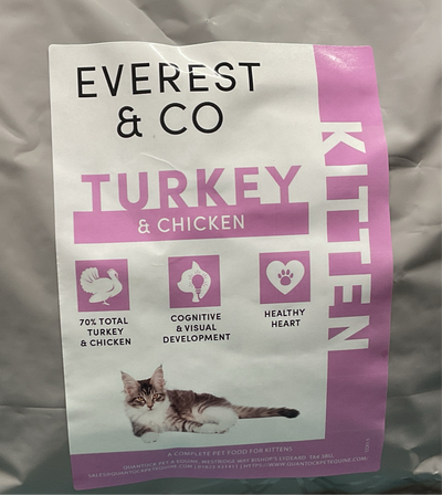 Everest & Co Turkey and Chicken Kitten Food (1.5kg)