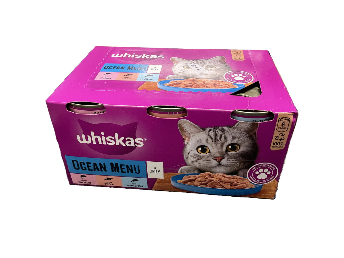 Whiskas Ocean Menu in Jelly 6 x 400g