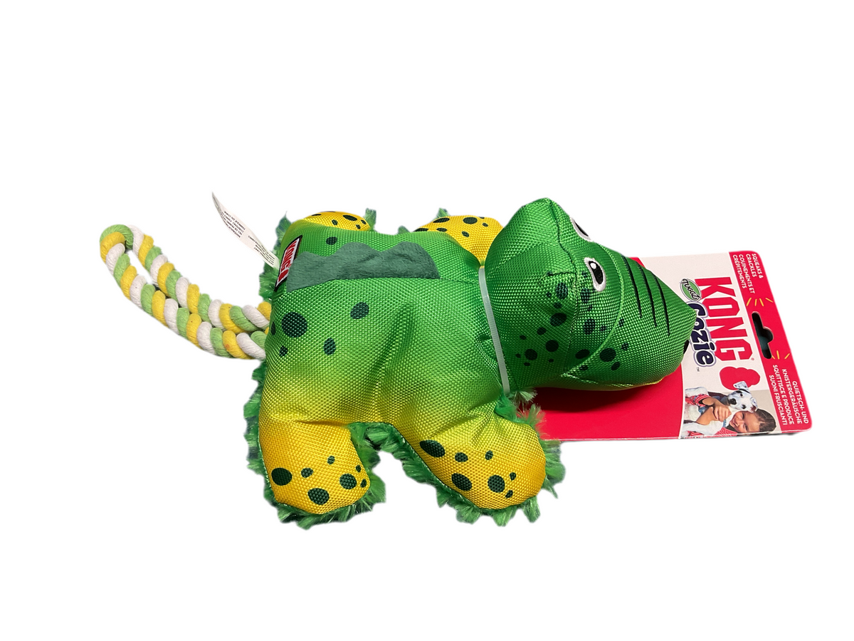 Kong COZIE TUGGZ CHEETAH/FROG/ALLIGATOR