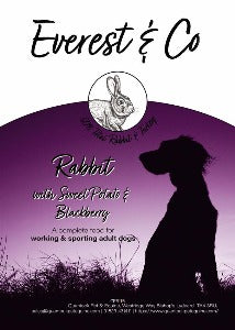Everest & Co Grain Free Rabbit with Sweet Potato & Blackberry