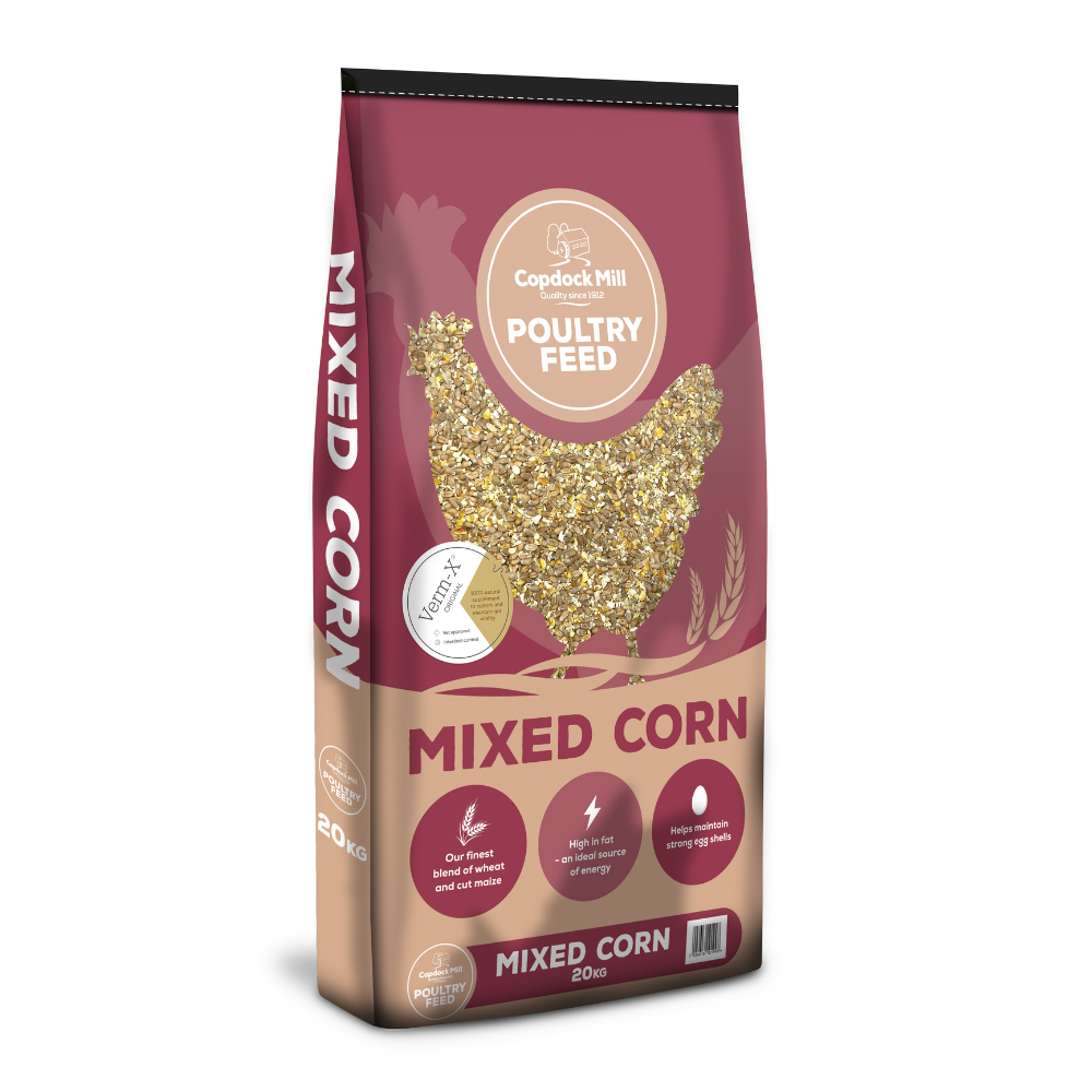 Copdock Mill Poultry Feed Mixed Corn with Verm-X 5kg