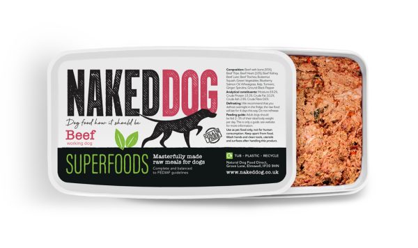 Naked Dog Superfoods Beef 2 x 500g