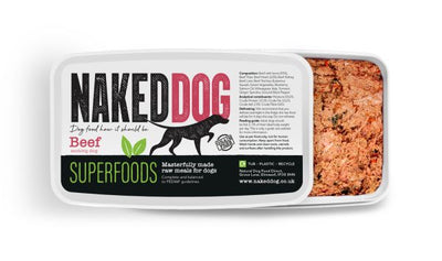 Naked Dog Superfoods Beef 2 x 500g