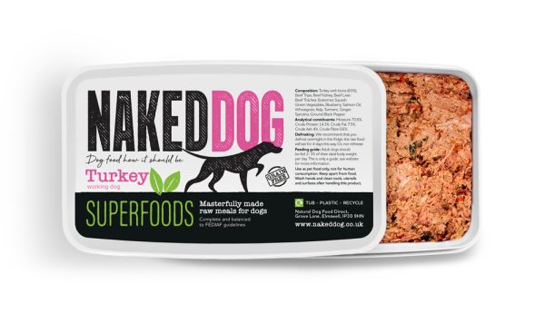 Naked Dog Superfoods Turkey 2 x 500g