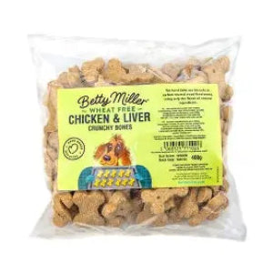 Betty Miller Chicken and Liver Bones 400g wheat free