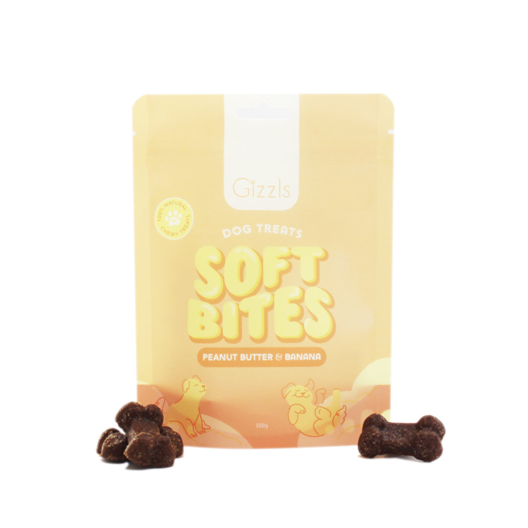 Peanut Butter & Banana Soft Dog Treats (150g)
