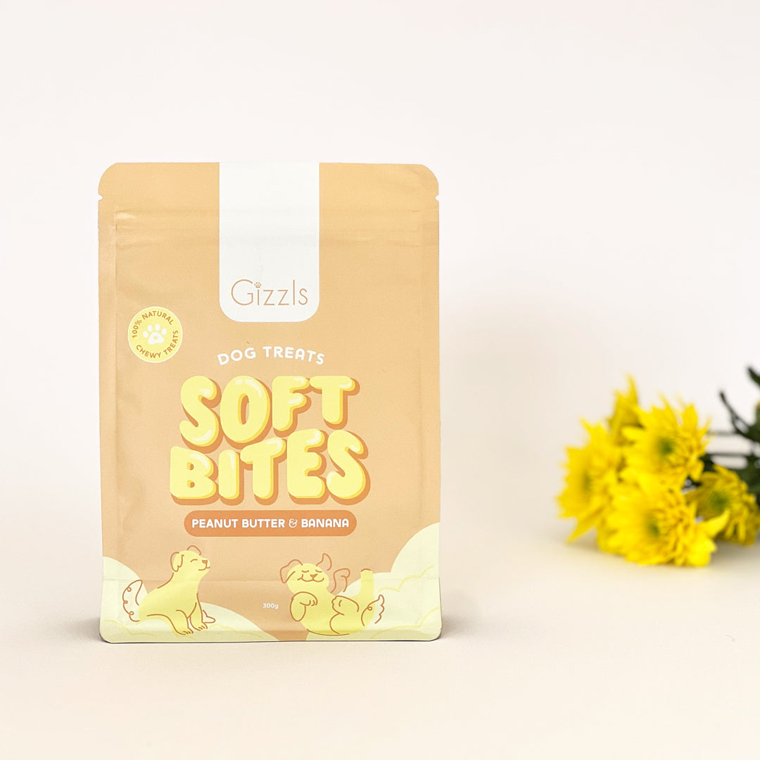 Peanut Butter & Banana Soft Dog Treats (300g)