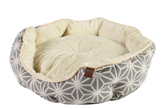 Dream Paws “Geometric” Cozy Pet Bed Medium