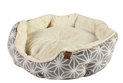 Dream Paws “Geometric” Cozy Pet Bed Medium