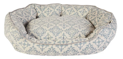 Dream Paws Scalloped Pet Bed Grey