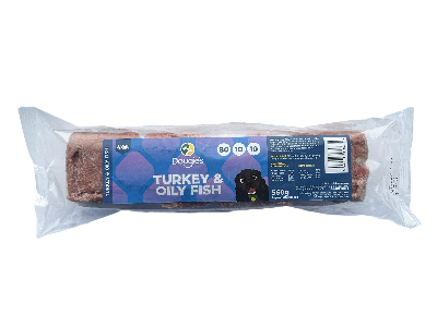 Dougies Turkey and Oily Fish 80/10/10 560g