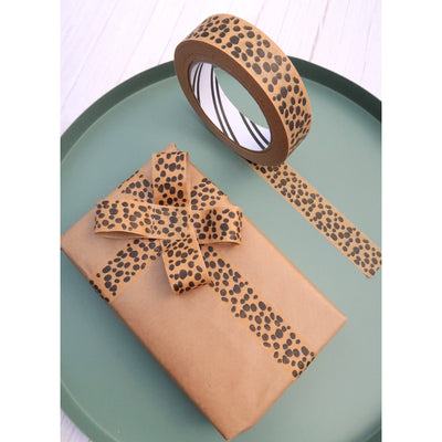 Cascayde - Animal Print Paper Tape 24mm - Eco Friendly Packaging Tape