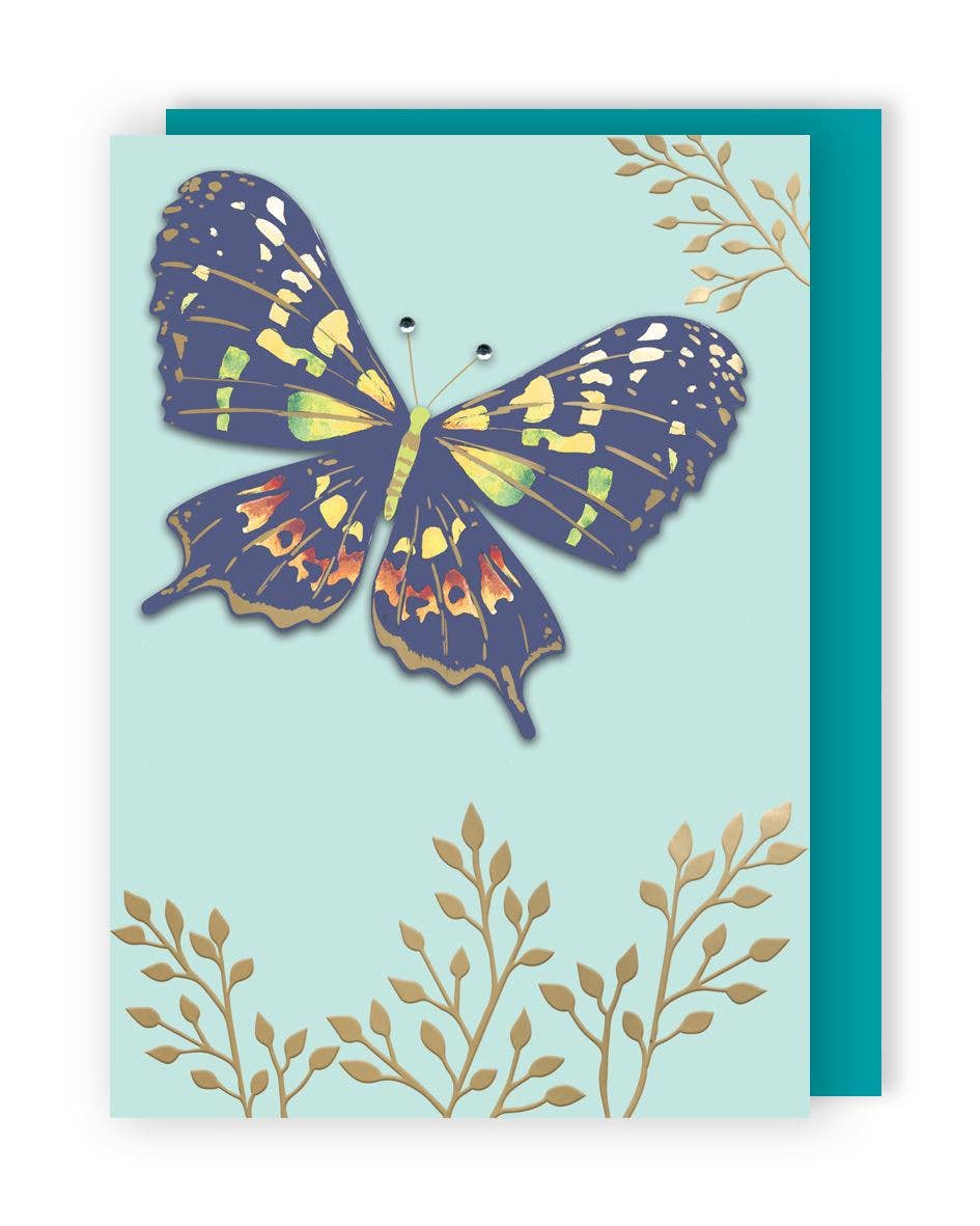 Yours Truly - Butterfly Card
