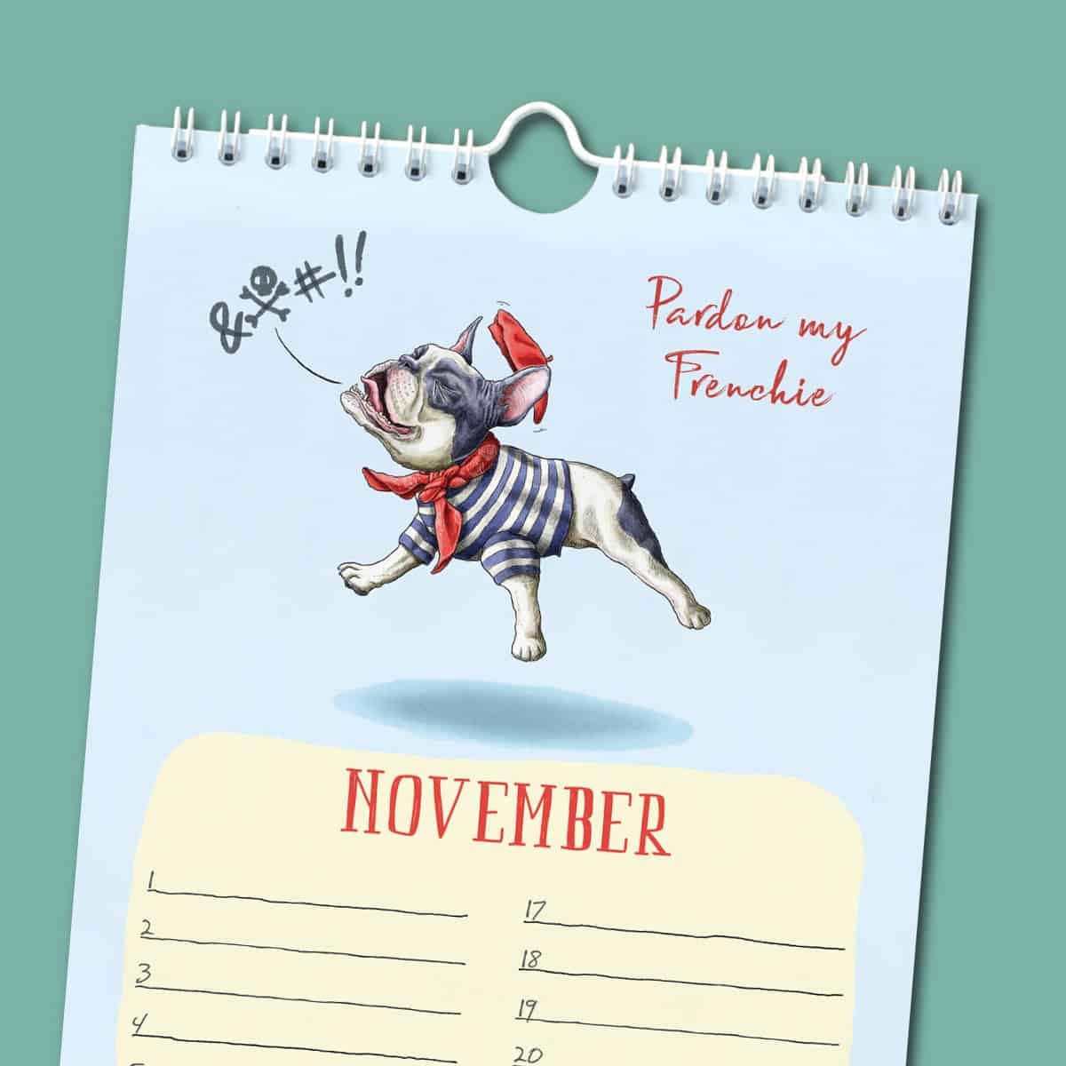 Perpetual Mutt's Nuts Calendar - Dog Calendar