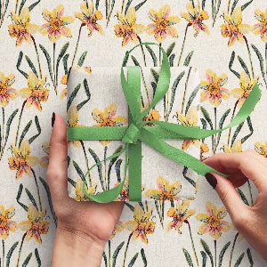 Spring Daffodil Wrapping Paper