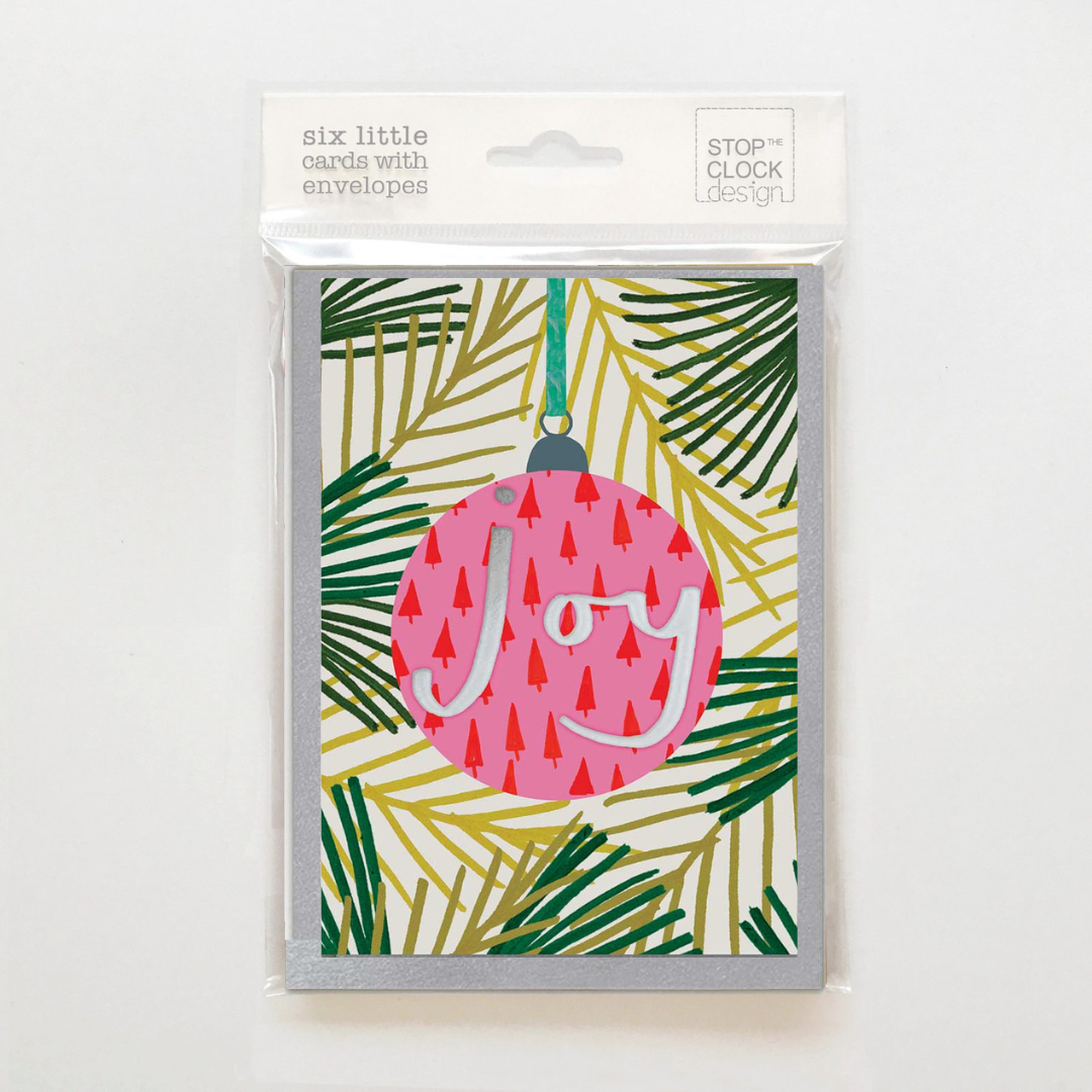 Stop the Clock Design - TW10 Pack of 6 - Christmas Joy