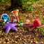 Dinosaur Double Layered Recycled Plastic Eco Plush Dog Toy