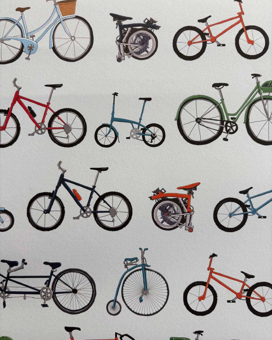 Gift Wrap - Cycling
