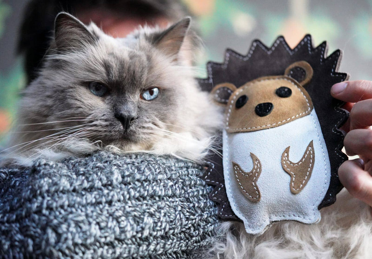 Aurora Paws - Bramble the Hedgehog (Cat Nip Infused) Eco Dog and Cat Toy