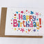 Happy Birthday Colourful - Plantable Greetings Card